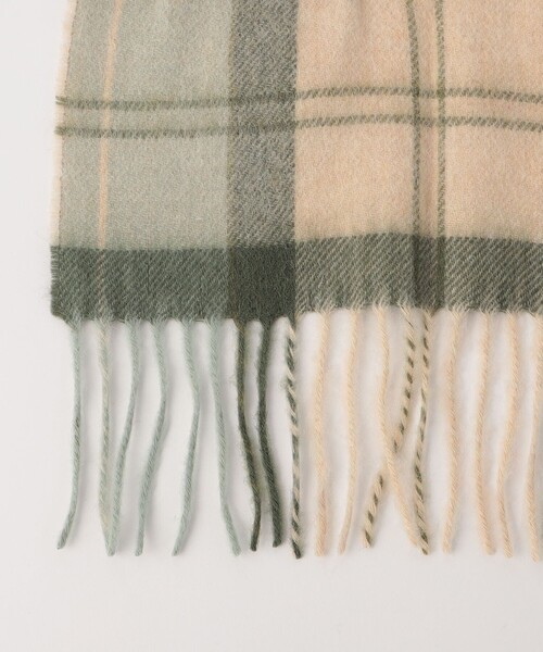 barbour 国内EXCLUSIVE タータンチェックマフラー ベージュ Barbour（バブアー）の「【国内EXCLUSIVE】＜Barbour＞ タータン