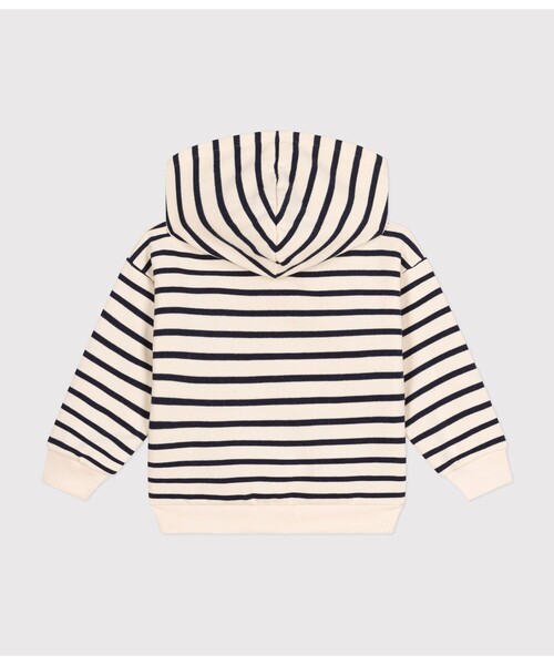 【セール】スウェットマリニエールフーディ（パーカー）｜PETIT BATEAU（プチバトー）