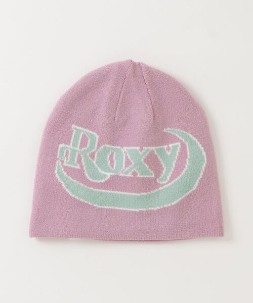 ROXY(ロキシー)の「ROXY/ロキシー ビーニー THE JOY RBE244614T(ニットキャップ/ビーニー・レディース・ブラック/ホワイト/ピンク・FREE)」の5枚目の写真