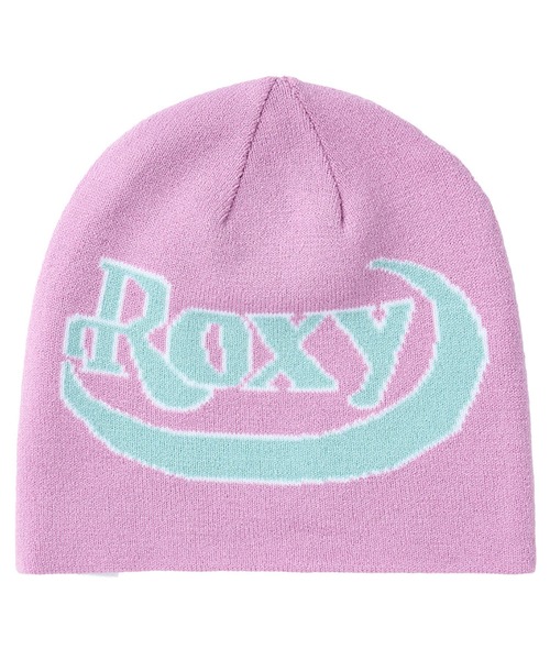 ROXY(ロキシー)の「ROXY/ロキシー ビーニー THE JOY RBE244614T(ニットキャップ/ビーニー・レディース・ブラック/ホワイト/ピンク・FREE)」の1枚目の写真