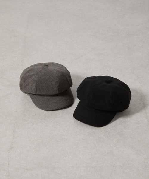 COLONY 2139（コロニートゥーワンスリーナイン）の「メルトンライクキャスケット（キャスケット・レディース・ブラック/グレー・FREE）」の9枚目の写真