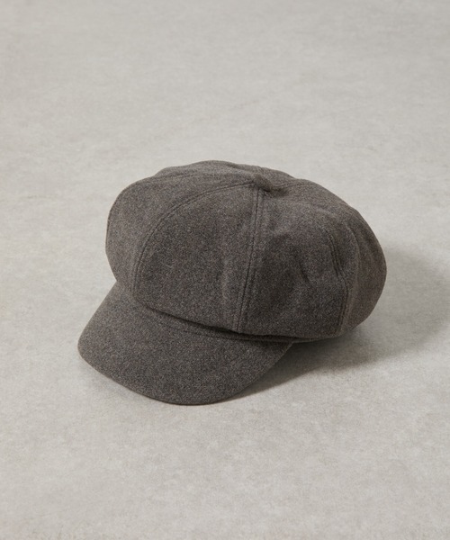 COLONY 2139（コロニートゥーワンスリーナイン）の「メルトンライクキャスケット（キャスケット・レディース・ブラック/グレー・FREE）」の18枚目の写真