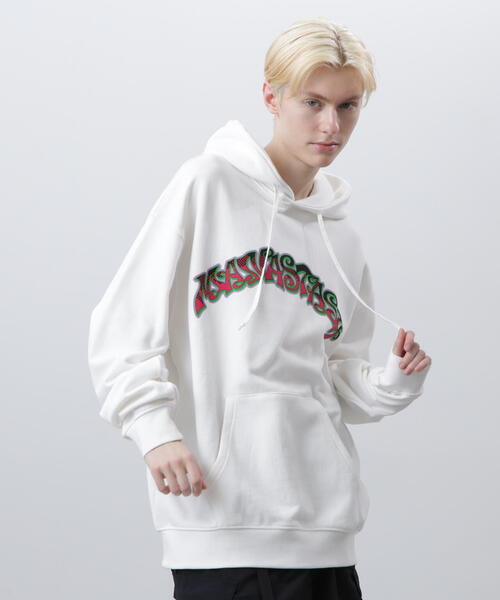 MANASTASH（マナスタッシュ）の「MANASTASH/マナスタッシュ  CiTee HOOD SWEAT MAZE LOGO/シティフードスウェット メイズロゴ（パーカー・メンズ・ブラック/その他17/ホワイト・L/M/S/XL）」の2枚目の写真