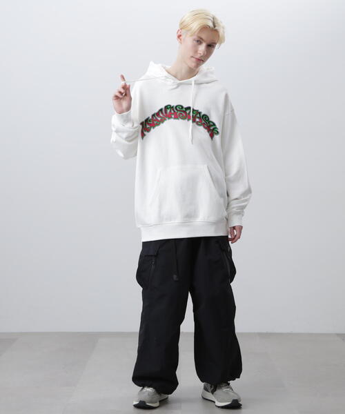 MANASTASH（マナスタッシュ）の「MANASTASH/マナスタッシュ  CiTee HOOD SWEAT MAZE LOGO/シティフードスウェット メイズロゴ（パーカー・メンズ・ブラック/その他17/ホワイト・L/M/S/XL）」の5枚目の写真