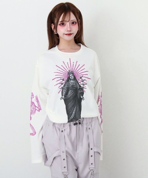 セール】アートプリントビッグL/T（Tシャツ/カットソー）｜Deviants