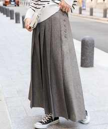 FORK&SPOON | FORK&SPOON　ウールライクプリーツスカート(スカート)