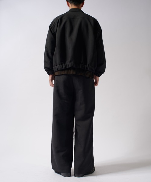 Lui's（ルイス）の「アクティブワークZIPブルゾン（ブルゾン・メンズ・ブラック/チャコールグレー・M/S）」の9枚目の写真