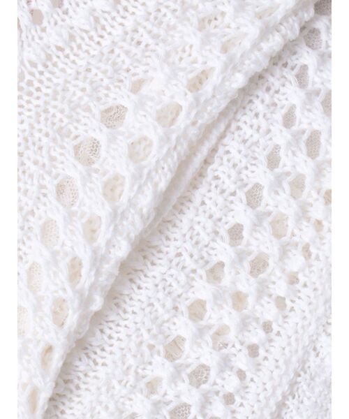 merry jenny(メリージェニー)の「frillフードニットトップス / フリルフードニットトップス(付け襟・レディース・ブラック/オフホワイト/ピンク・FREE)」の8枚目の写真