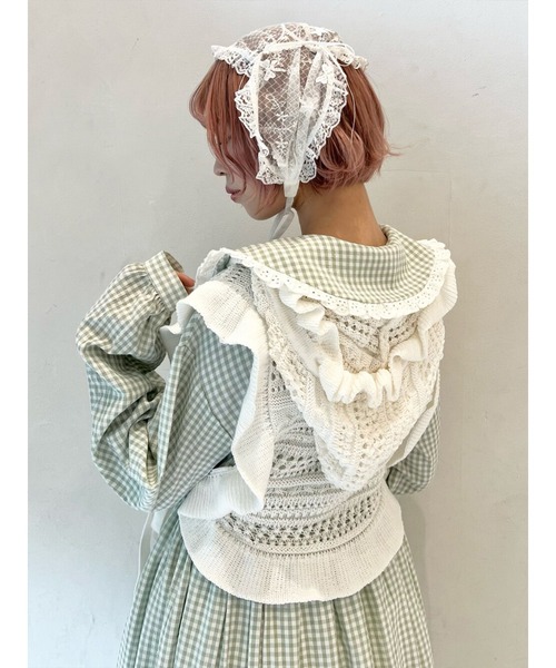 and marry トップス MARIE: Straight Neckline Wedding Gown with Stretch Mikado