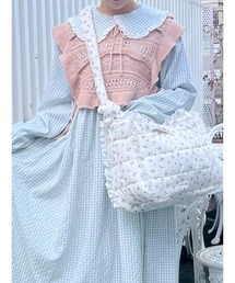 BCBG MAXAZRIA シークウィン　付け襟　ピンク系 BCBG MAXAZRIA（ビーシービージーマックスアズリア）レイヤード
