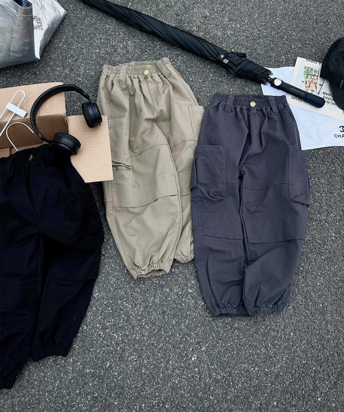 aimoha（アイモハ）の「【aimoha-KIDS-】カーゴパンツ（カーゴパンツ・キッズ・ブラック/ベージュ/オフホワイト/ダークグレー・110/120/130/140/150/160）」の22枚目の写真