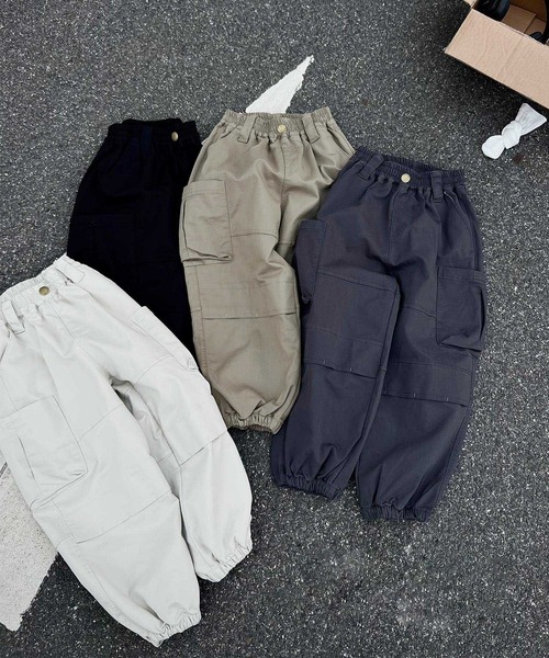 aimoha（アイモハ）の「【aimoha-KIDS-】カーゴパンツ（カーゴパンツ・キッズ・ブラック/ベージュ/オフホワイト/ダークグレー・110/120/130/140/150/160）」の21枚目の写真