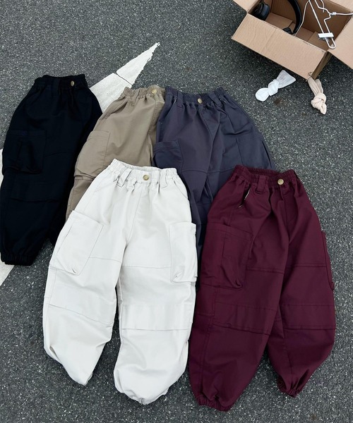 aimoha（アイモハ）の「【aimoha-KIDS-】カーゴパンツ（カーゴパンツ・キッズ・ブラック/ベージュ/オフホワイト/ダークグレー・110/120/130/140/150/160）」の20枚目の写真