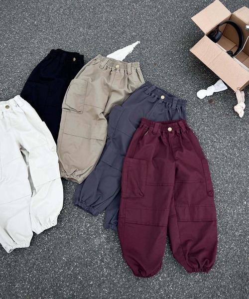 aimoha（アイモハ）の「【aimoha-KIDS-】カーゴパンツ（カーゴパンツ・キッズ・ブラック/ベージュ/オフホワイト/ダークグレー・110/120/130/140/150/160）」の18枚目の写真