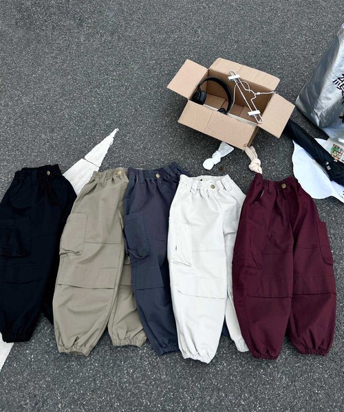 aimoha（アイモハ）の「【aimoha-KIDS-】カーゴパンツ（カーゴパンツ・キッズ・ブラック/ベージュ/オフホワイト/ダークグレー・110/120/130/140/150/160）」の17枚目の写真
