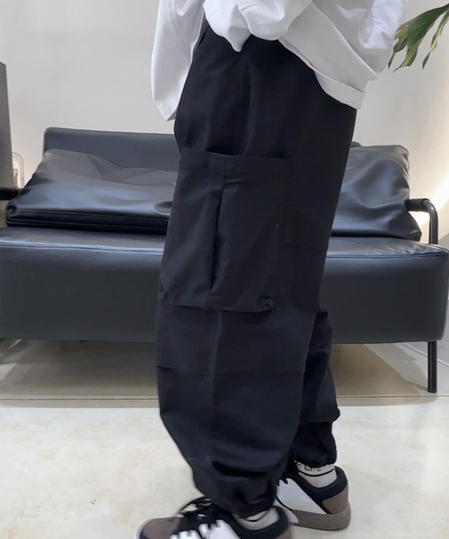 aimoha（アイモハ）の「【aimoha-KIDS-】カーゴパンツ（カーゴパンツ・キッズ・ブラック/ベージュ/オフホワイト/ダークグレー・110/120/130/140/150/160）」の8枚目の写真