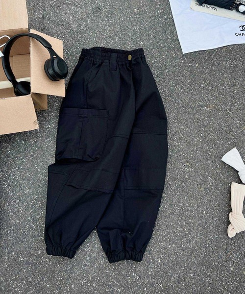aimoha（アイモハ）の「【aimoha-KIDS-】カーゴパンツ（カーゴパンツ・キッズ・ブラック/ベージュ/オフホワイト/ダークグレー・110/120/130/140/150/160）」の15枚目の写真