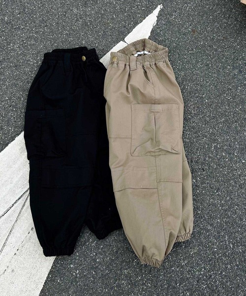 aimoha（アイモハ）の「【aimoha-KIDS-】カーゴパンツ（カーゴパンツ・キッズ・ブラック/ベージュ/オフホワイト/ダークグレー・110/120/130/140/150/160）」の13枚目の写真