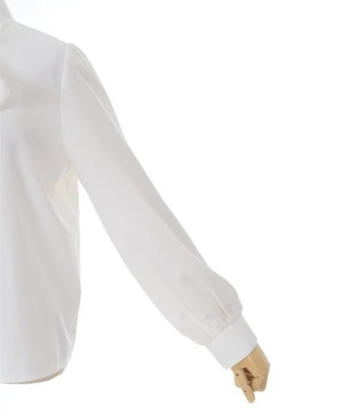 axes femme（アクシーズファム）の「蝶×バラ刺繍ボウタイブラウス（シャツ/ブラウス・レディース・ブラウン/ホワイト/ワイン・FREE）」の17枚目の写真