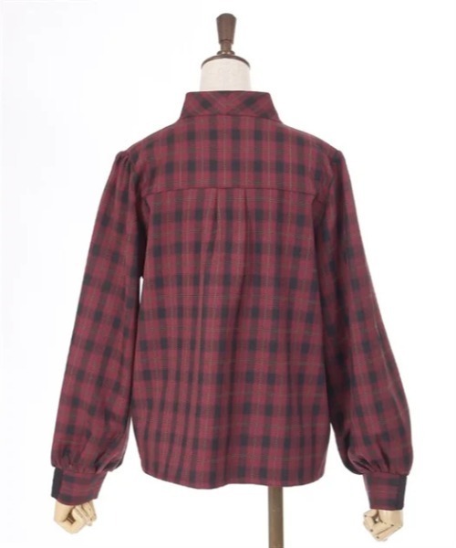 axes femme（アクシーズファム）の「蝶×バラ刺繍ボウタイブラウス（シャツ/ブラウス・レディース・ブラウン/ホワイト/ワイン・FREE）」の20枚目の写真