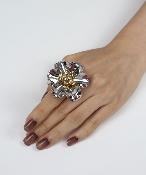 セール】メタル フラワー リング（リング）｜CEMONEMO（セモネモ）の