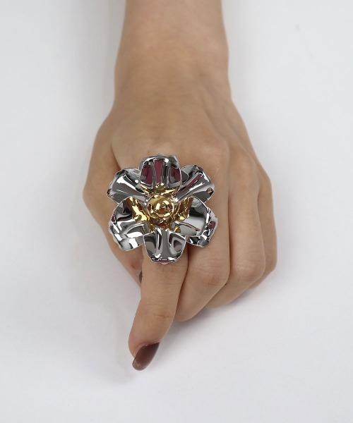 セール】メタル フラワー リング（リング）｜CEMONEMO（セモネモ）の
