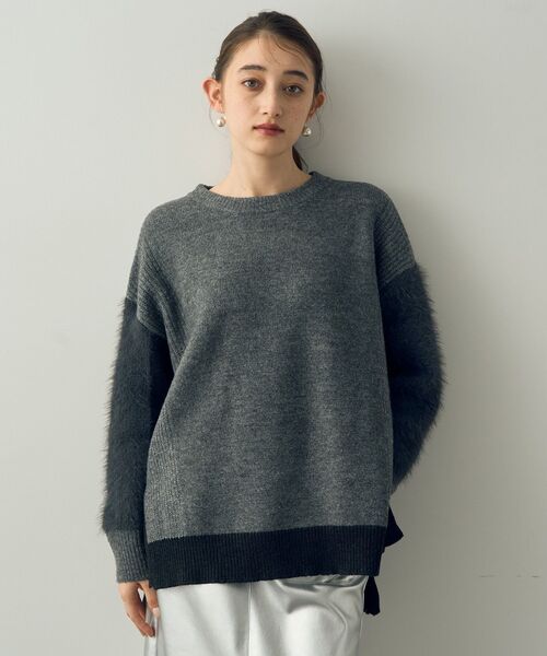 【セール】MIX編みニット（ニット/セーター）｜Editt by YECCA VECCA（エディットバイイェッカヴェッカ） 5,907円