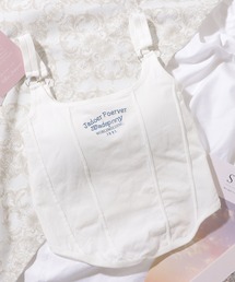 Lace Ladies(レースレディース)のリング付き アルファベット ロゴプリント カップイン ハーフトップ(タンクトップ)