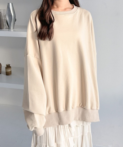 Heather（ヘザー）の「WEB限定 スーパーBIGシルエット裏毛スウェット