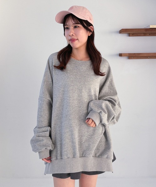 その他 haspii セール】WEB限定 スーパーBIGシルエット裏毛スウェット 290251