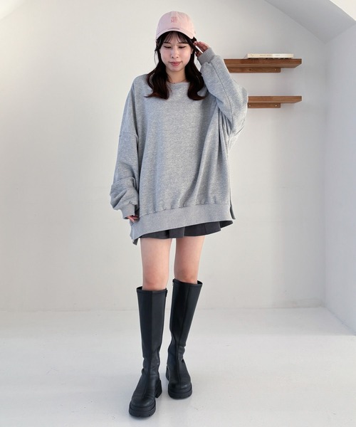 Heather（ヘザー）の「WEB限定 スーパーBIGシルエット裏毛