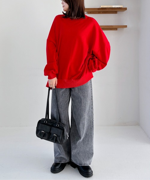 さとまる様 セール】WEB限定 スーパーBIGシルエット裏毛スウェット 290251