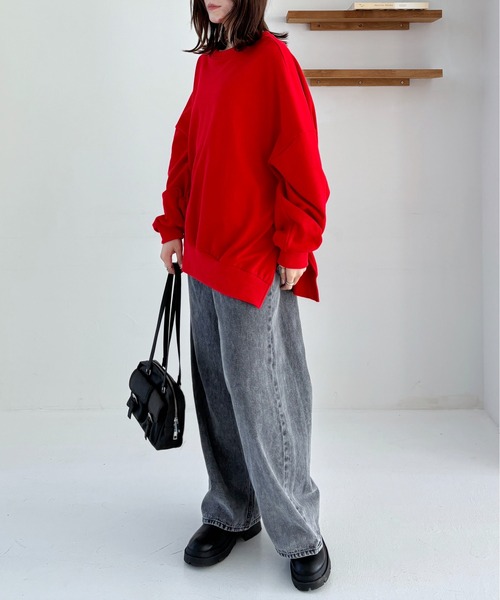 セール】WEB限定 スーパーBIGシルエット裏毛スウェット 290251