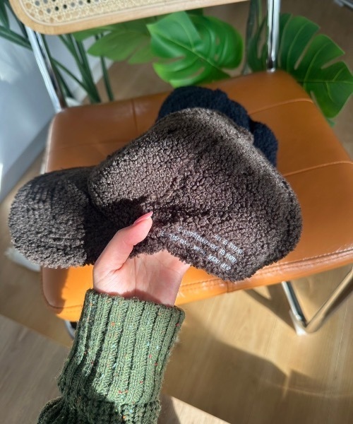 nemne store(ネンネストア)の「ボアキャップ(キャップ・レディース・ブラウン系/ネイビー・フリー)」の6枚目の写真