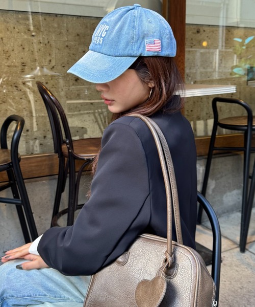 FOREVER 21(フォーエバー トゥエンティーワン)の「【2025SS】デニムロゴキャップ(キャップ・レディース・ブルー・FREE)」の14枚目の写真