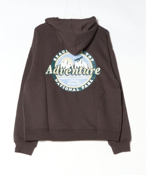 MODISH GAZE(モディシュガゼ)の「Adventure裏毛プルパーカー(パーカー・メンズ・グレイッシュベージュ/オフホワイト/チャコールグレー・MEDIUM/LARGE)」の16枚目の写真