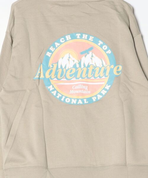 MODISH GAZE(モディシュガゼ)の「Adventure裏毛プルパーカー(パーカー・メンズ・グレイッシュベージュ/オフホワイト/チャコールグレー・MEDIUM/LARGE)」の19枚目の写真