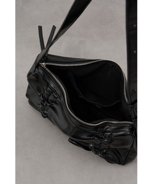 セール】リボンデザインギャザーショルダーバッグ（ショルダーバッグ