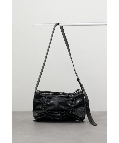 AZUL by moussy(アズールバイマウジー)の「リボンデザインギャザーショルダーバッグ(ショルダーバッグ・レディース・アイボリー/ブラック・FREE)」の19枚目の写真