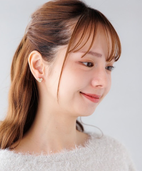 flower(フラワー)の「ホリデーリボンピアス(ピアス(両耳用)・レディース・ゴールド/シルバー・FREE)」の15枚目の写真