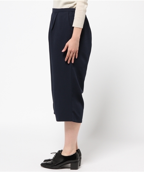 koe（コエ）の「クロップドワイドパンツ（その他パンツ・レディース・アイボリー/ネイビー/キャメル/ワインレッド・MEDIUM/LARGE/SMALL）」の6枚目の写真