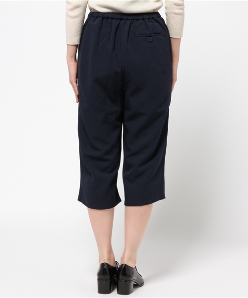 koe（コエ）の「クロップドワイドパンツ（その他パンツ・レディース・アイボリー/ネイビー/キャメル/ワインレッド・MEDIUM/LARGE/SMALL）」の7枚目の写真