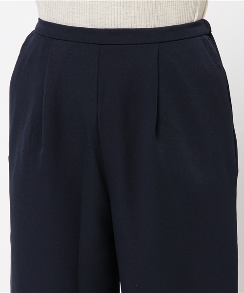 koe（コエ）の「クロップドワイドパンツ（その他パンツ・レディース・アイボリー/ネイビー/キャメル/ワインレッド・MEDIUM/LARGE/SMALL）」の8枚目の写真