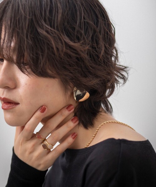 NOLLEY’S(ノーリーズ)の「【grace grace/グラスグラス】天然石オーバルリング(リング・レディース・ライトブルー/ベビーピンク/クリア/ライトグレー/ブラウン/レッド/ブルー・13号/9号)」の20枚目の写真