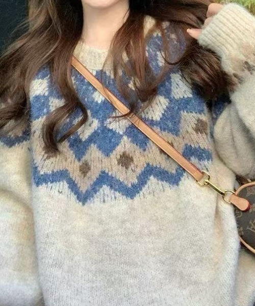 ロージーモンスター　ノルディック　ニット　セーター ロージーモンスター ノルディック ニット セーター