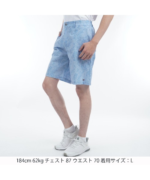 新品未使用　Cph/Golf™ ショートパンツ M ブルー セール】ﾘｿﾞｰﾄﾌﾟﾘﾝﾄ ｼｮｰﾄﾊﾟﾝﾂ（その他パンツ）｜TOMMY HILFIGER