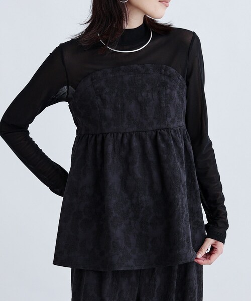 フローラルジャカードトップス（シャツ/ブラウス）｜GALLEST（ギャレスト）