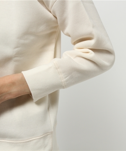 SEVENDAYS=SUNDAY（セブンデイズサンデイ）の「リブ切替裏毛起毛　タートルネックプルオーバー（Tシャツ/カットソー・レディース・ネイビー/カーキ/オフホワイト/杢グレー・MEDIUM/LARGE）」の9枚目の写真