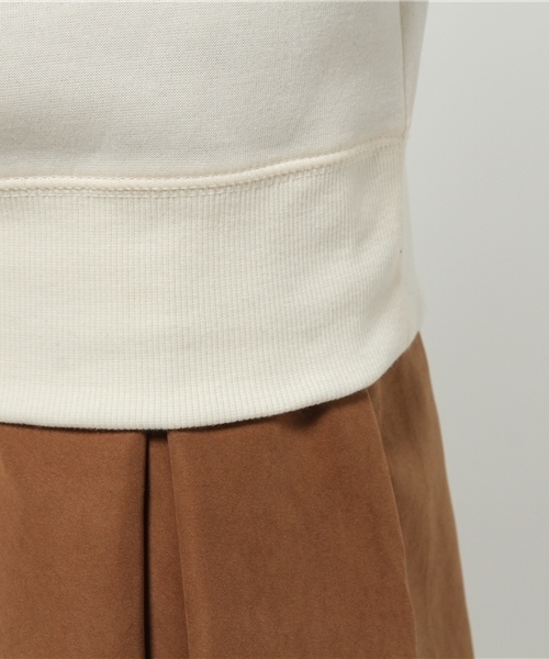 SEVENDAYS=SUNDAY（セブンデイズサンデイ）の「リブ切替裏毛起毛　タートルネックプルオーバー（Tシャツ/カットソー・レディース・ネイビー/カーキ/オフホワイト/杢グレー・MEDIUM/LARGE）」の10枚目の写真