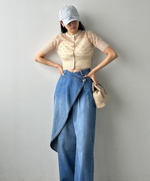 Sustainableスカートライクデニム